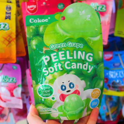 Peelable Soft Candy Green Grape 75g (COKOC)