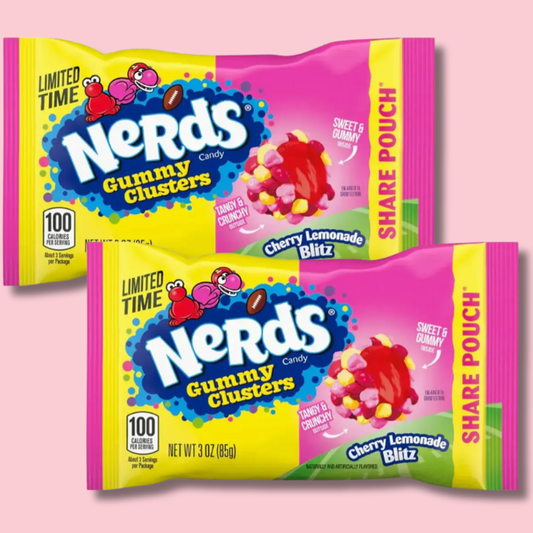 (LIMITED) Nerds Gummy Clusters Cherry Lemonade Blitz 85g