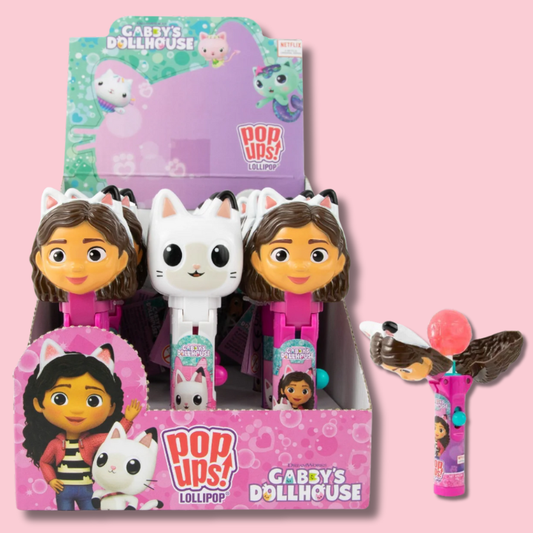 Gabbys Dollhouse Pop Up Lollipop 10g