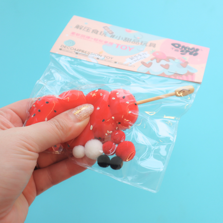 Taba Squishy Strawberry Dango Sesami
