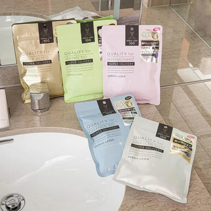 Derma Laser Super Glutathione 100 Mask 7 Sheets (Quality 1st) Nakama AS Derma Laser Super Glutathione 100 Mask 7 Sheets (Quality 1st) Nakama AS
