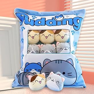 Plushy Bag Pudding Kittens 43cm