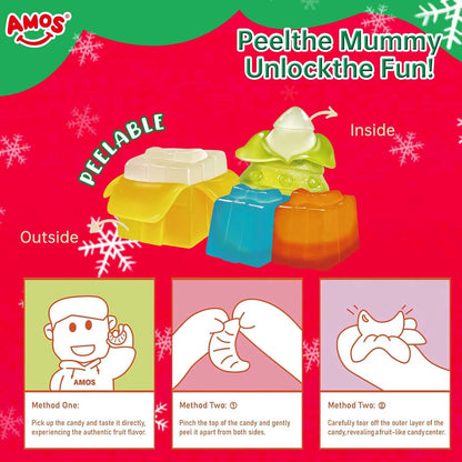 Peelerz Gummy Christmas Presents 65g (AMOS)