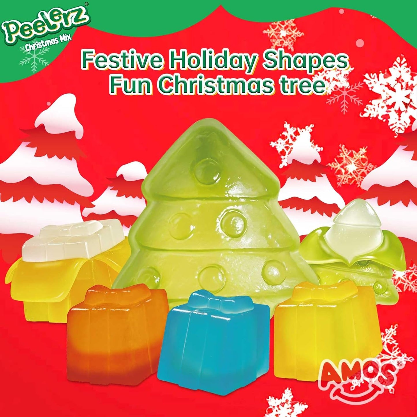 Peelerz Gummy Christmas Presents 65g (AMOS)