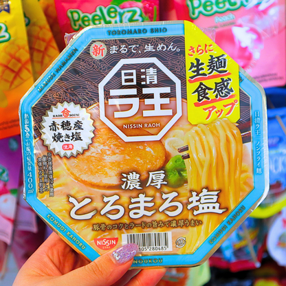 Instant Ramen Raoh Bowl Rich Toro-Maro Creamy Shio Salt 112g (Nissin) DATOVARE