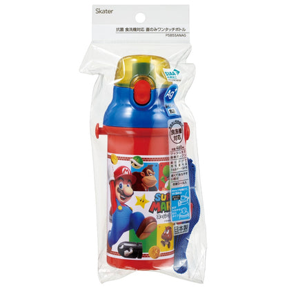 Super Mario Water Bottle 480ml (SKATER)