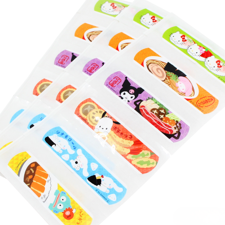 Sanrio Characters Japanese Foods Band Aid Plaster Set (SANRIO)