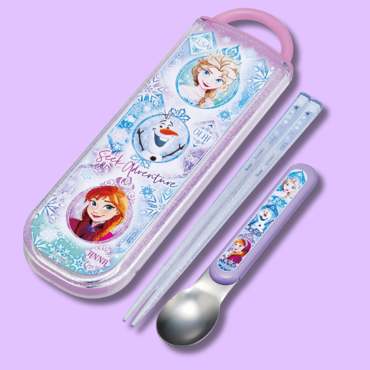 Disney Frozen Kids Chopsticks & Spoon Set (SKATER)