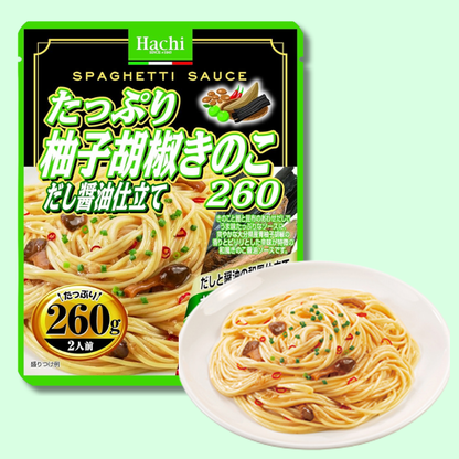 Instant Spaghetti Sauce Yuzu Kosho & Mushrooms Dashi Shoyu 260g (HACHI)
