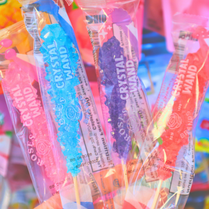 Crystal Wands Rock Candy (ROSES BRANDS)
