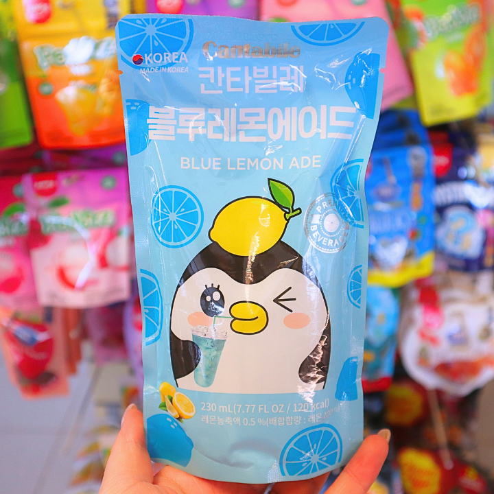 Viral!!! Korean Pouch Drink Blue Lemon Ade 230ml (CANTABILE) HALAL