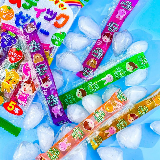 (SINGLE) Jelly Stick Straws Mixed Bag 55g (Nikkoh)