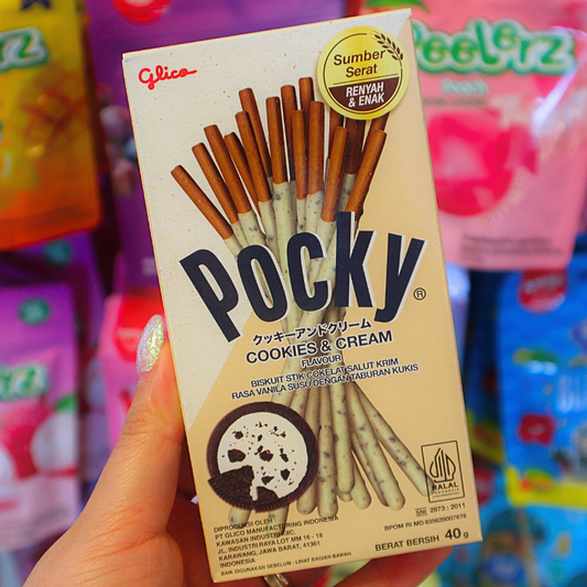 Pocky Cookies & Cream 40g (GLICO) HALAL