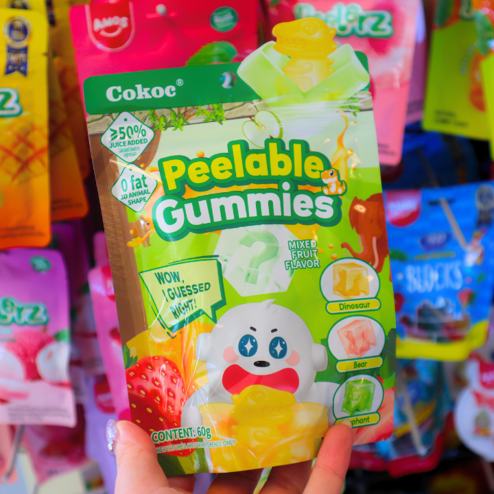 Peelable Soft Candy Mixed Fruit 60g (COKOC)