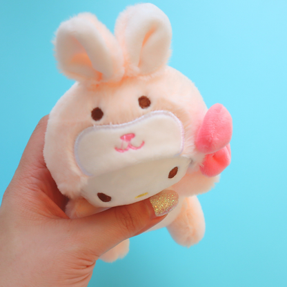 Sanrio Plush Keychain Bunny Hello Kitty