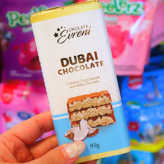 Dubai Chocolate Coconut Crispy 95g (EURENI) DATOVARE