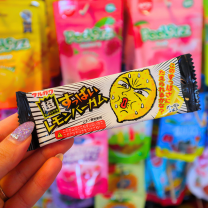 Super Sour Lemon Chewing Gum 16g (MARUKAWA)