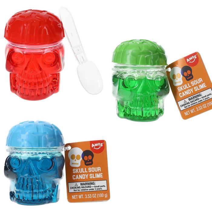Skull Sour Slime Candy 100g (SWEET'N FUN)