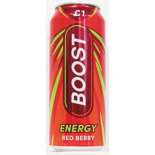 BOOST Energy Red Berry 500ml