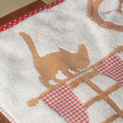 Ghibli Face Towel Kiki Delivery's Service Jiji Shelves (MARUSHIN)