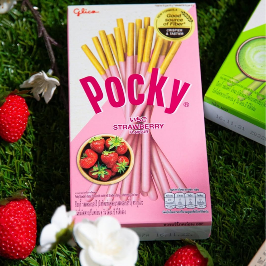 Pocky Strawberry 45g (GLICO) HALAL