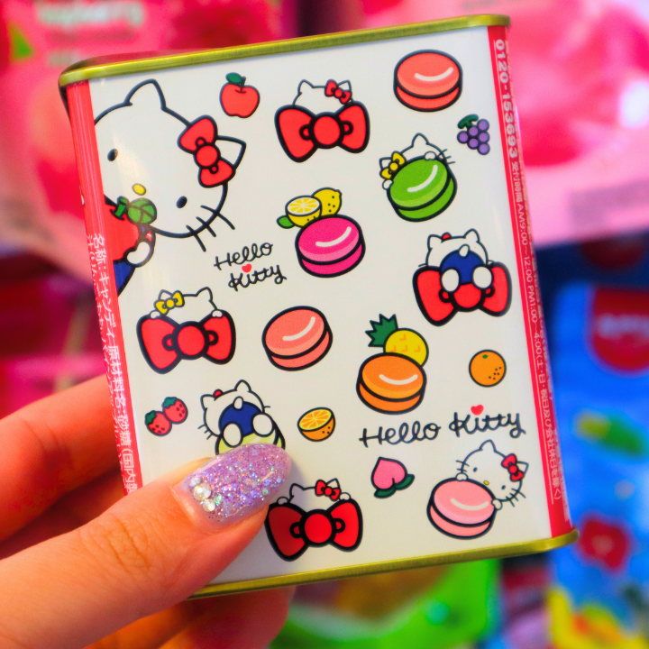 Hello Kitty Drops Candy Can 75g (SAKUMA)