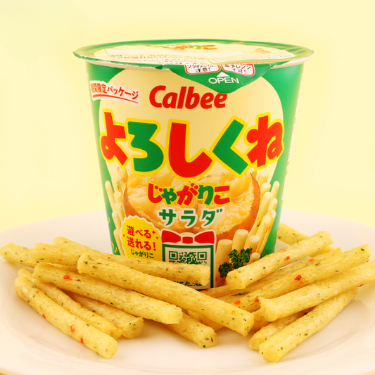 Jagarico Potato Stick Snacks Pot Salad 57g (CALBEE)