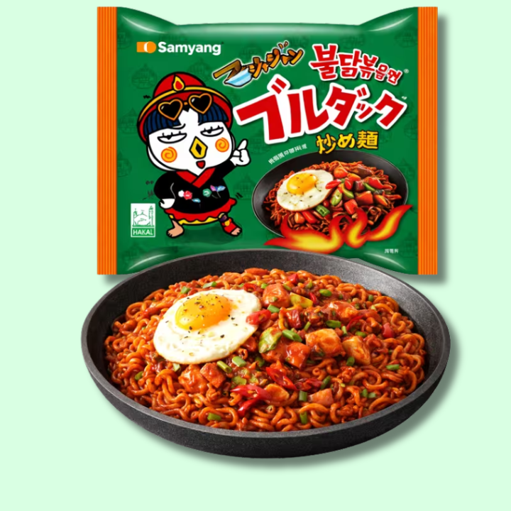 Buldak Hot Chicken Stir-Fried Noodles Jjajang 140g (SAMYANG)