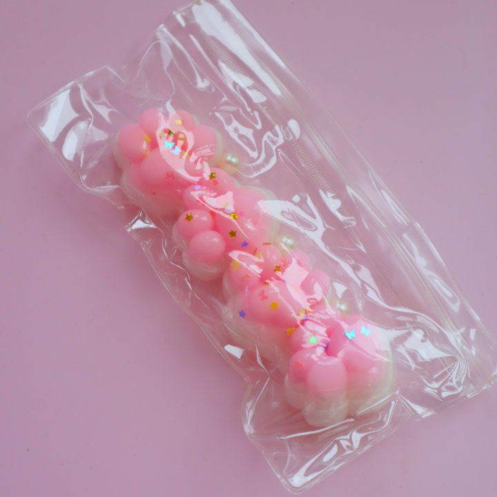 Taba Squishy Dango Cat Paws 12cm Rosa X Hvit