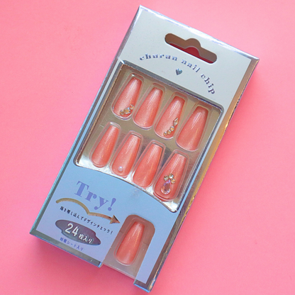 Press-On Nails Churun Magnet 24pcs (KAMIO)