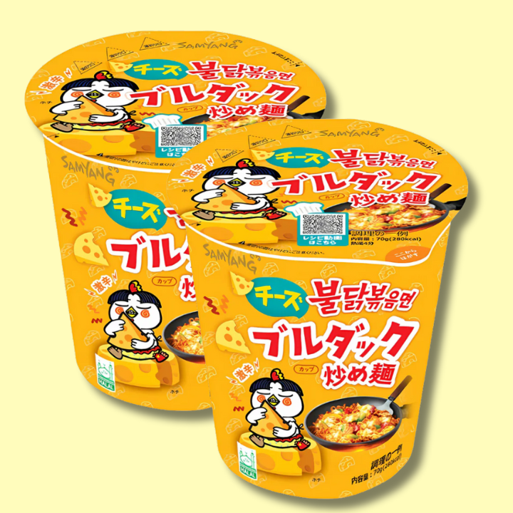 Cup Buldak Hot Chicken Noodle Cheese 70g (Samyang)