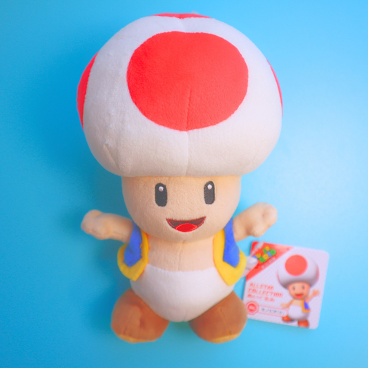 Super Mario All-Star Collection Plushie Toad 20cm (SANEI)