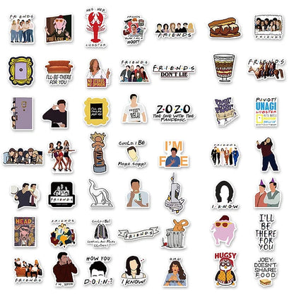 Sticker Flakes Serie Friends