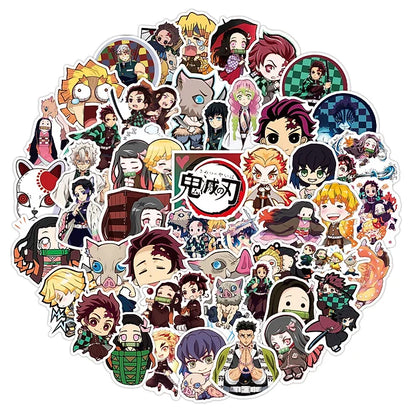 Sticker Flakes Anime Demon Slayer