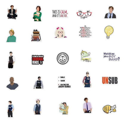 Sticker Flakes Serie Criminal Minds