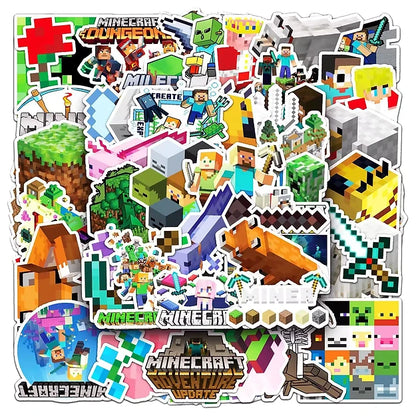 Sticker Flakes Game Minecraft My World