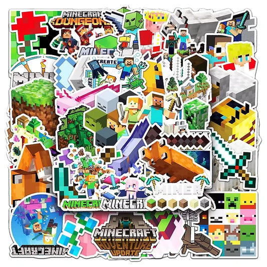 Sticker Flakes Game Minecraft My World