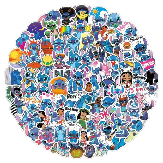 Sticker Flakes Film Lilo & Stitch