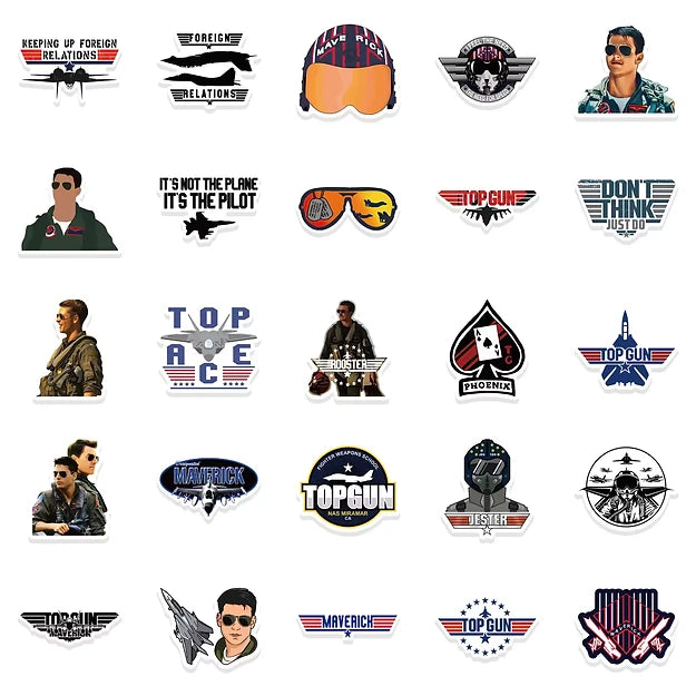 Sticker Flakes Film Top Gun: Maverick