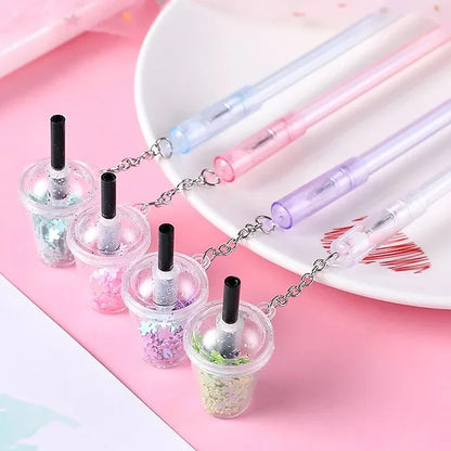 Gelpen 0.5mm w/Drink Confetti Pendant