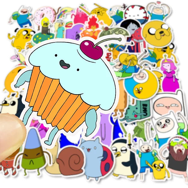 Sticker Flakes Anime Adventure Time