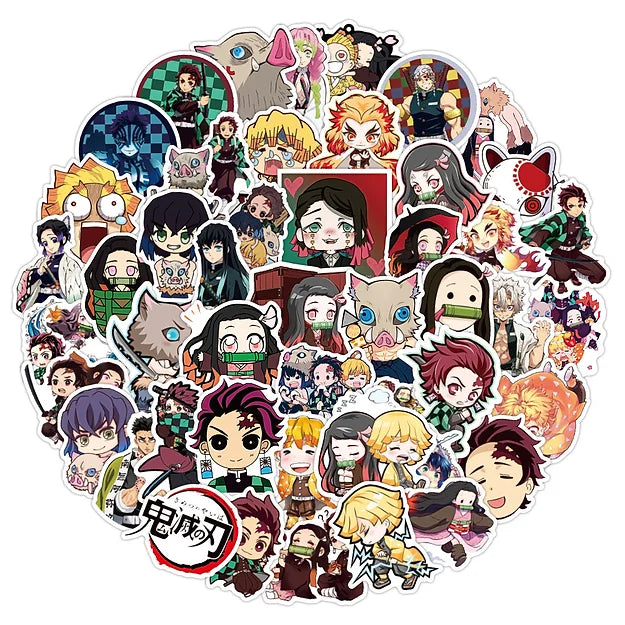 Sticker Flakes Anime Demon Slayer