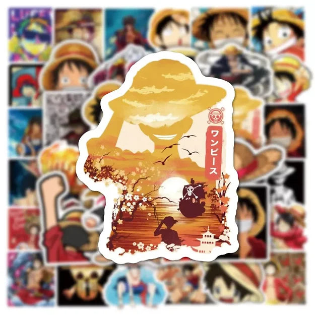 Sticker Flakes Anime One Piece