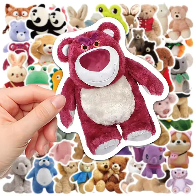 Sticker Flakes Cartoon Plushies