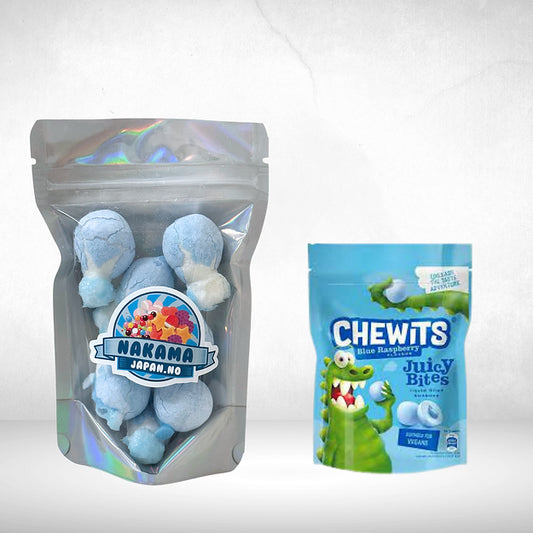 Freeze Dried Chewits Blue Raspberry Juicy Bites 30g