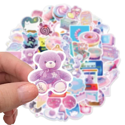 Sticker Flakes Pastel Girly Aesthetic