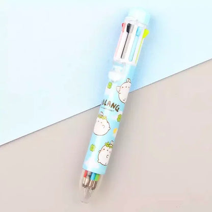 8 Farger Ballpoint Pen 0.5mm Molang