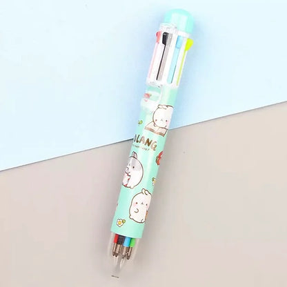 8 Farger Ballpoint Pen 0.5mm Molang