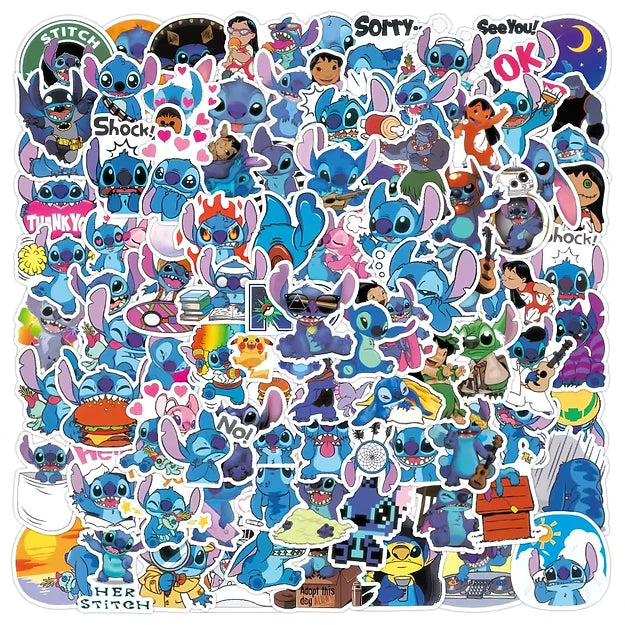 Sticker Flakes Film Lilo & Stitch