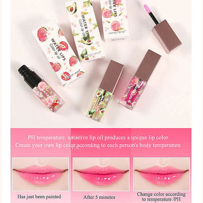 Fruktduft Fargeskiftende Lipgloss